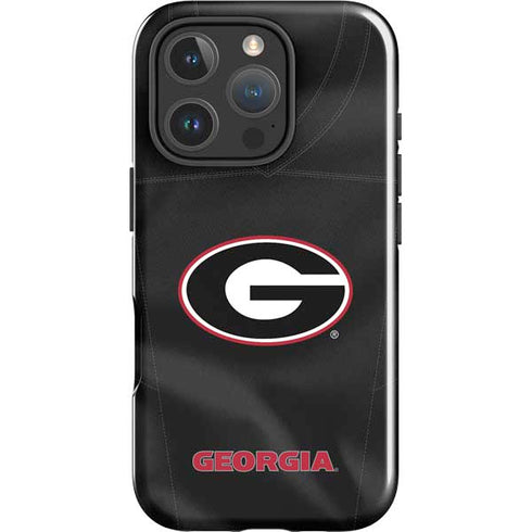 University of Georgia Black Jersey iPhone 16 Pro Impact Case